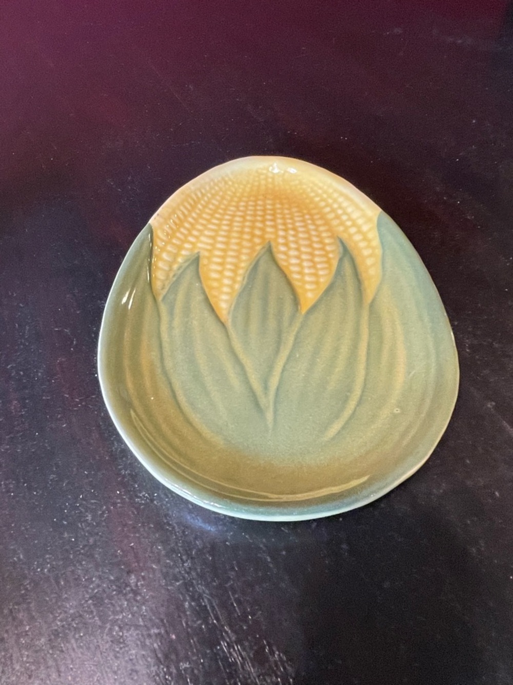 Shawnee Corn Pattern Ceramic Oven Safe Dish Set Model 93 Green Yellow Oval